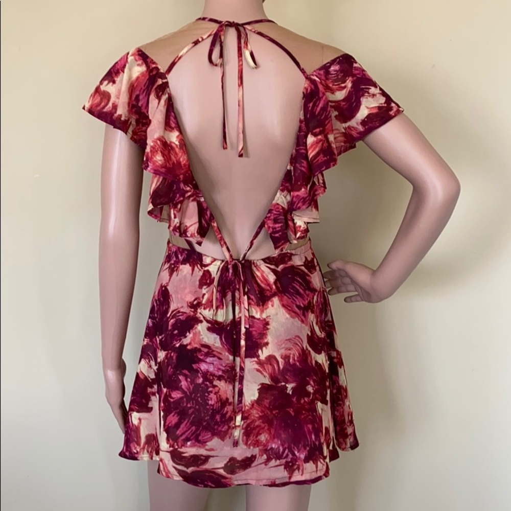 For Love & Lemons Wild Rose Ruffle Mini - Picture 5 of 8